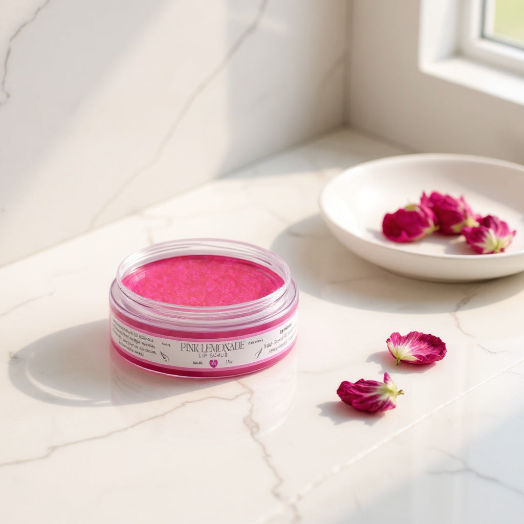 Pink Lemonade lip scrub by LunaAngel sweet summer aesthetic