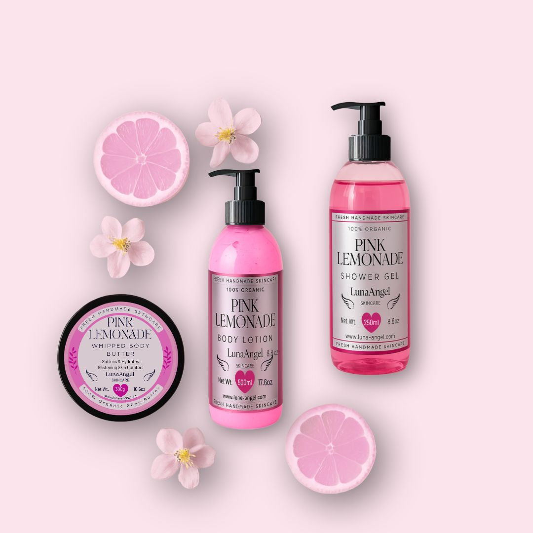 Pink Lemonade Collection by LunaAngel – sweet fruity body care inspired by Pink Sugar