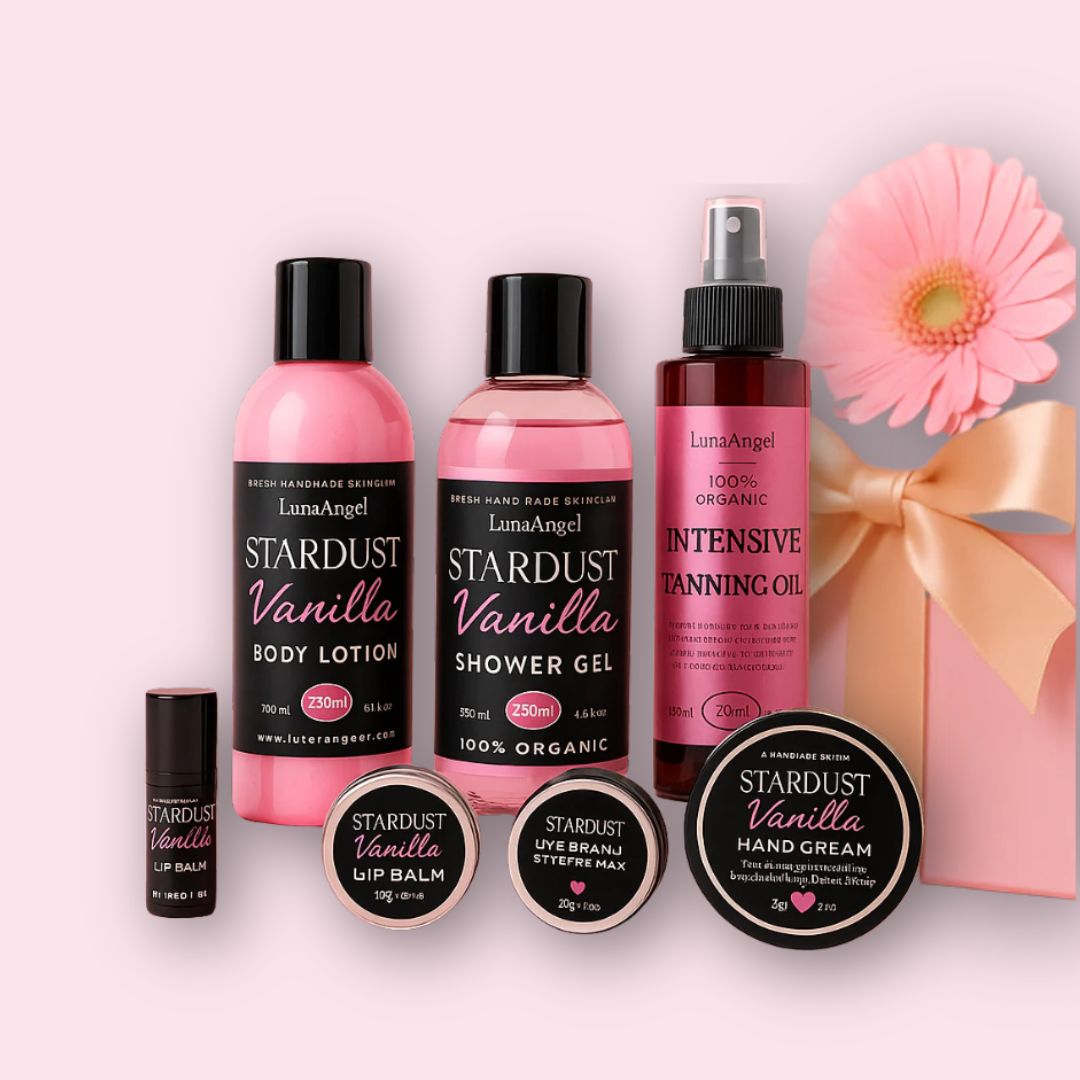 LunaAngel Gift Set Collection featuring curated skincare and body care bundles for gifting and self-care