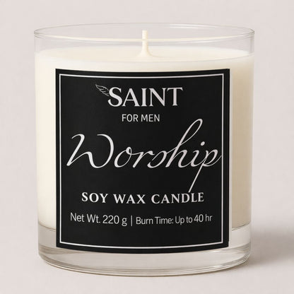 Worship – Soy Wax Candle | SAINT for Men