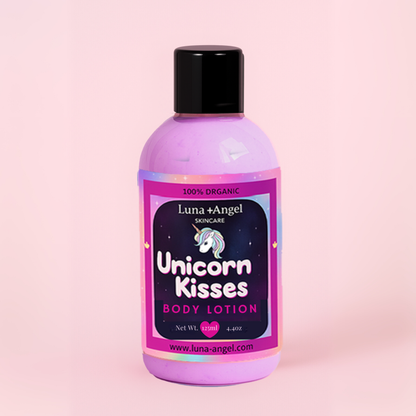 Unicorn Kisses body lotion set – vitamin E and natural oils – LunaAngel