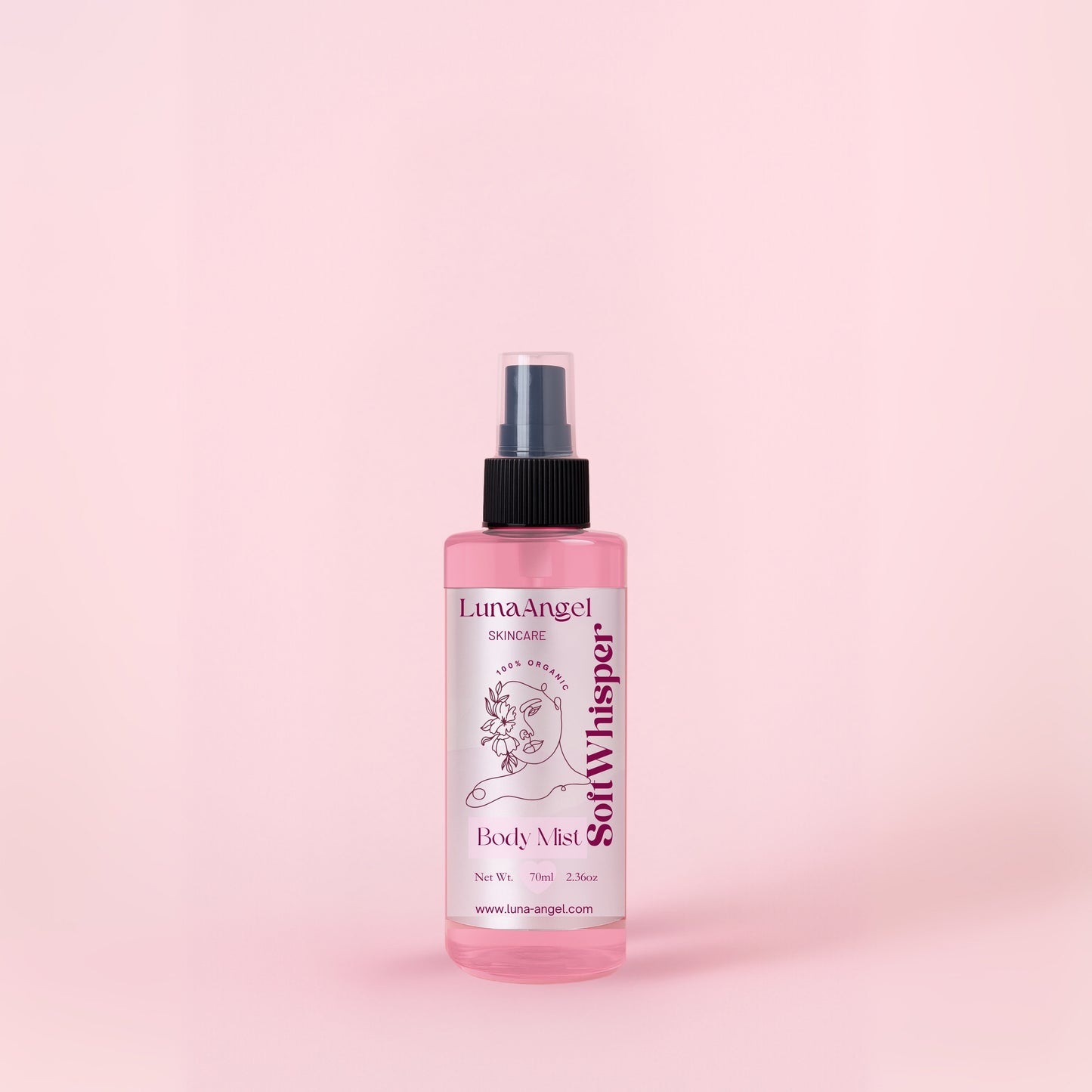 LunaAngel Soft Whisper body mist clean elegant scent