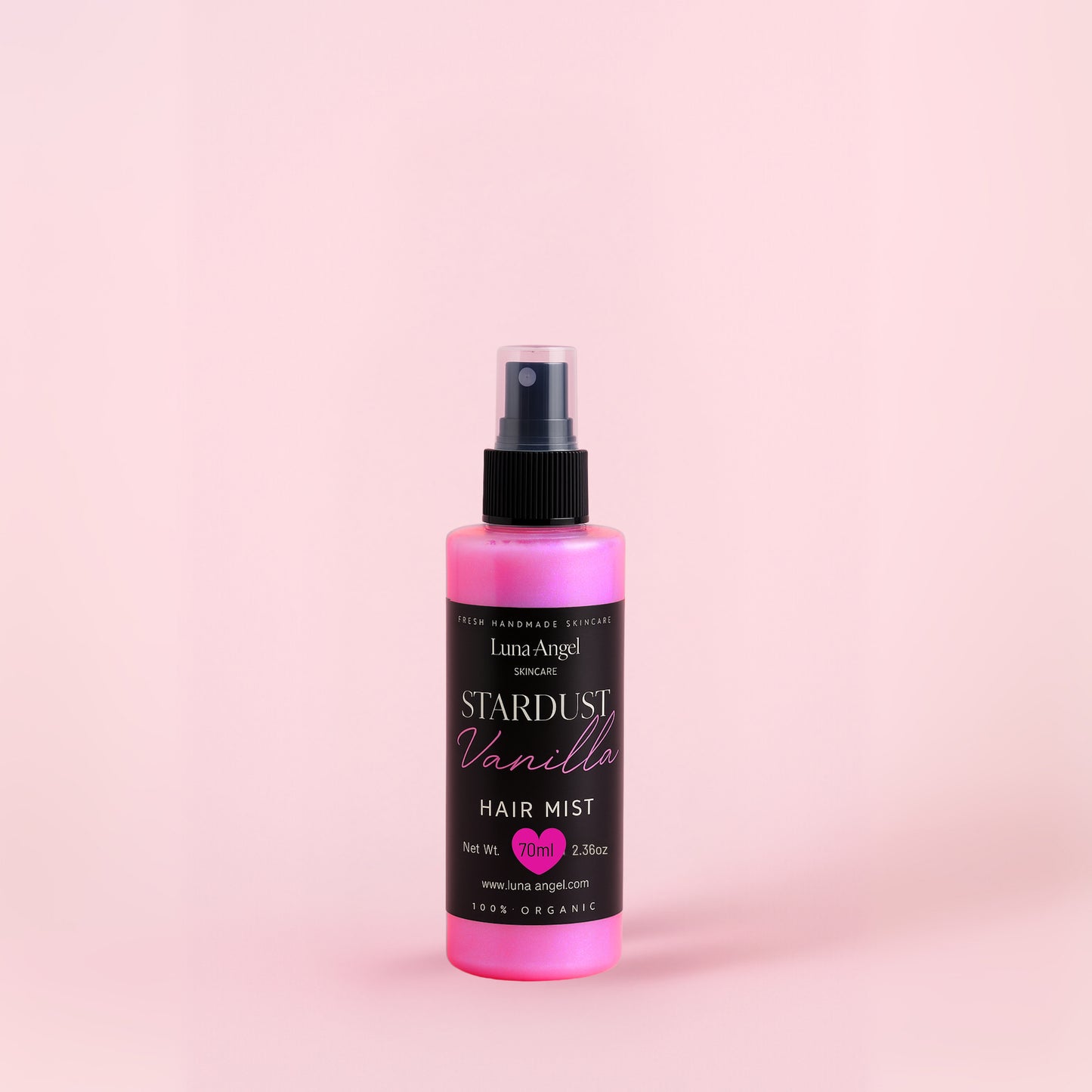 Stardust Vanilla hair mist packaging luxury vanilla gourmand aroma
