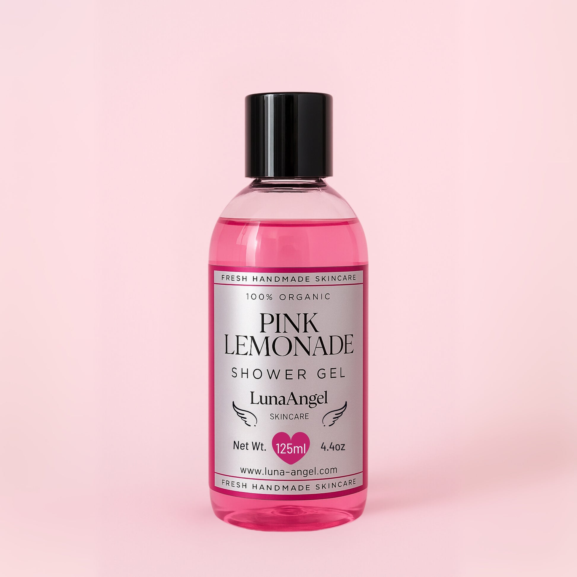 Pink Lemonade Shower Gel by LunaAngel – sweet fruity natural body wash with vitamin E
