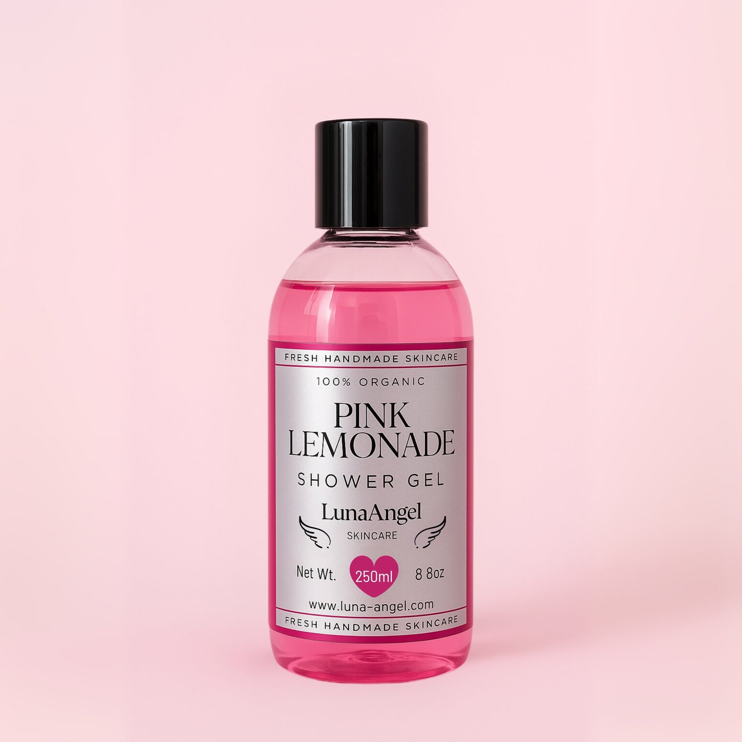 Pink Lemonade Shower Gel lifestyle photo – refreshing fruity shower experience for women
