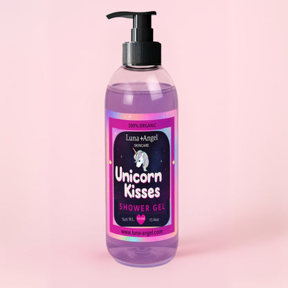 Unicorn Kisses shower gel bottle with pump – LunaAngel Skincare