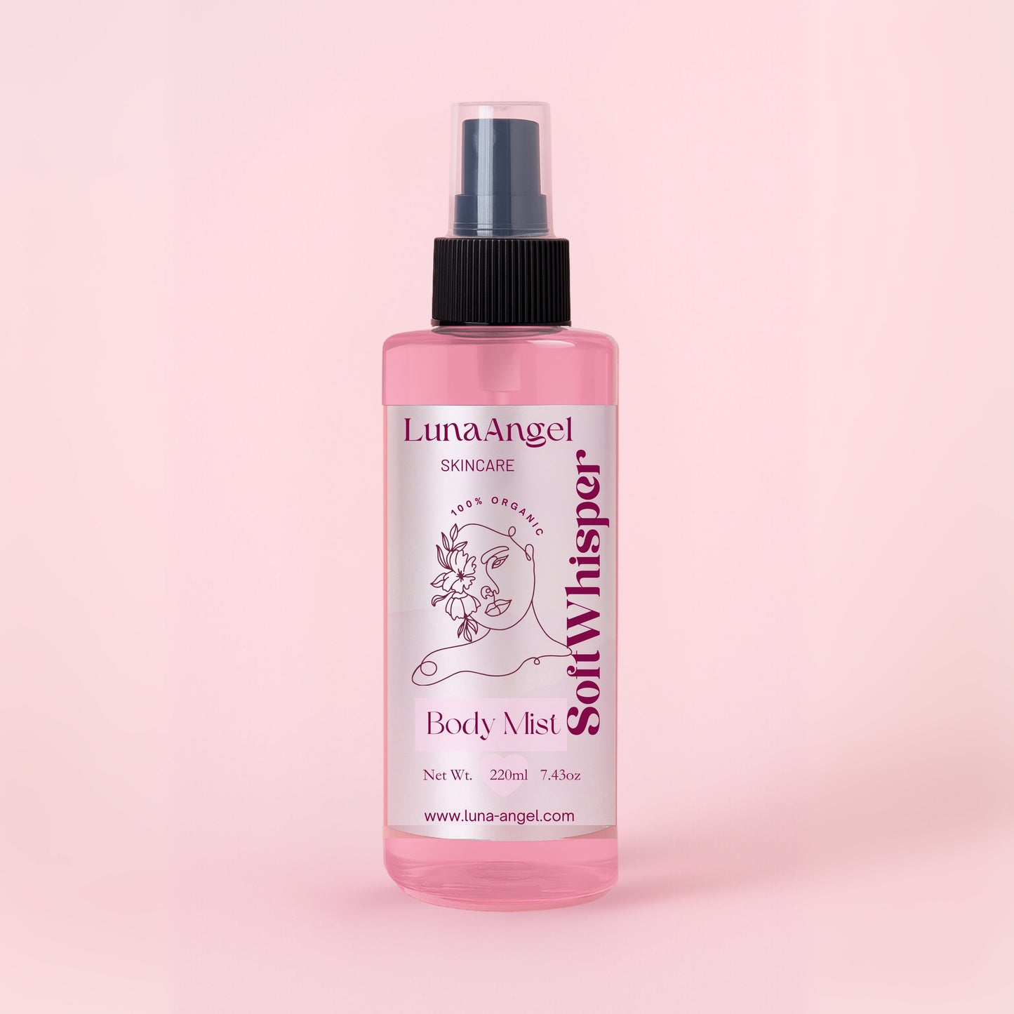 Luxury feminine body mist Soft Whisper made in Egypt