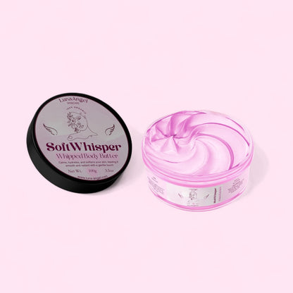 Soft Whisper whipped body butter creamy texture – rich nourishing body care made in Egypt
