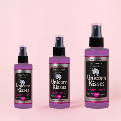 Unicorn Kisses body mist 220ml fruity feminine scent made in Egypt
