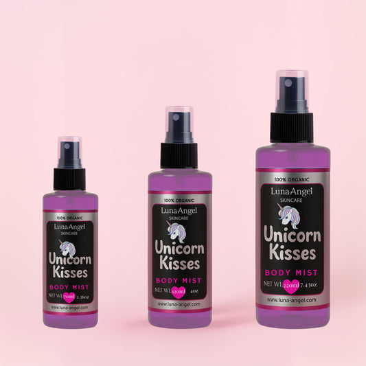 Unicorn Kisses body mist 220ml fruity feminine scent made in Egypt

