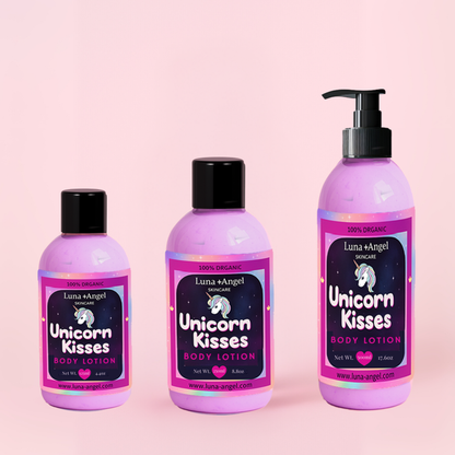 Unicorn Kisses Body Lotion by LunaAngel – organic inspired skincare made in Egypt