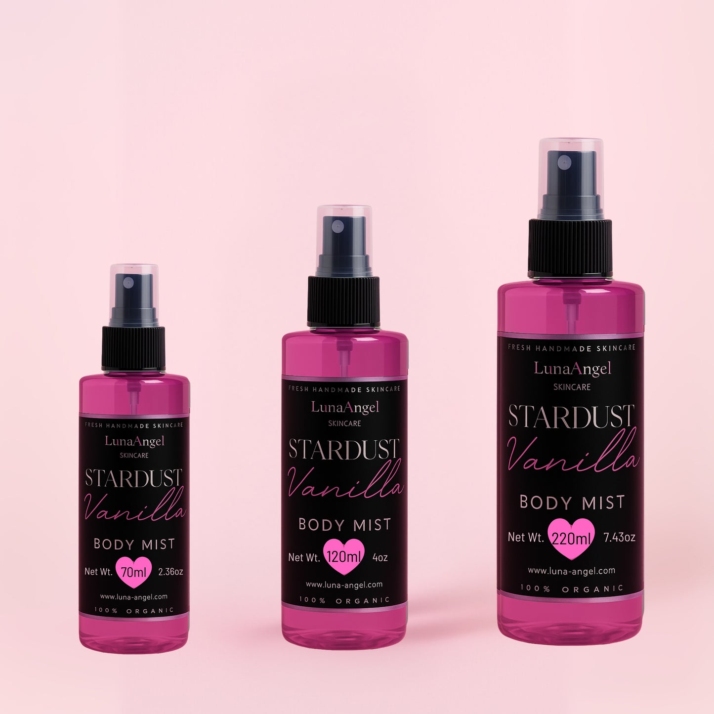 Stardust Vanilla body mist by LunaAngel luxury vanilla fragrance