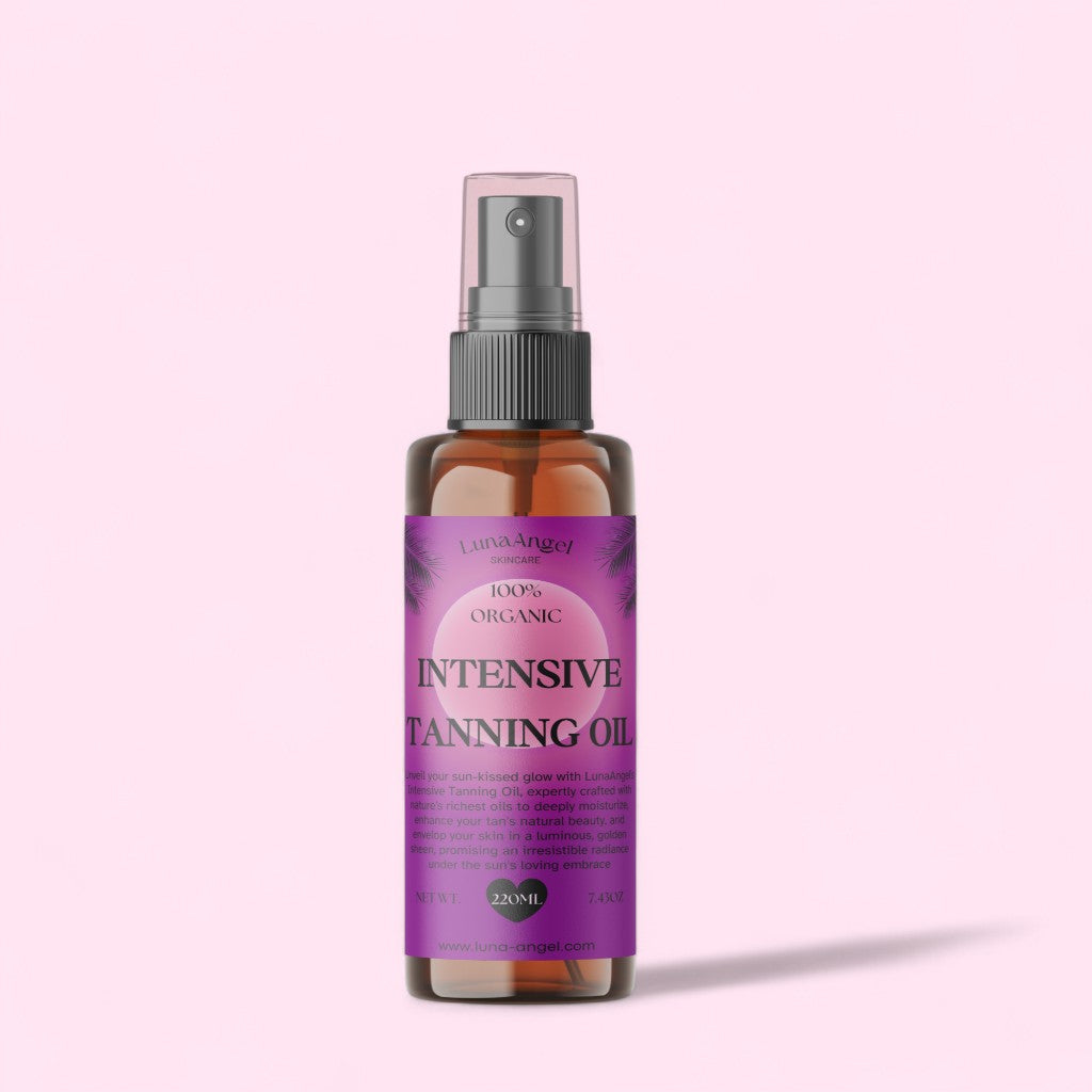 Intensive Tanning Oil Violet Edition 220ml by LunaAngel – organic tanning oil for sun kissed glow
