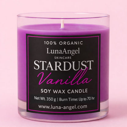 Stardust Vanilla – شمعة شمع صويا – 220 جم