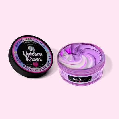 Unicorn Kisses Whipped Body Butter by LunaAngel – fun and magical whipped body butter made in Egypt with a fruity floral scent
