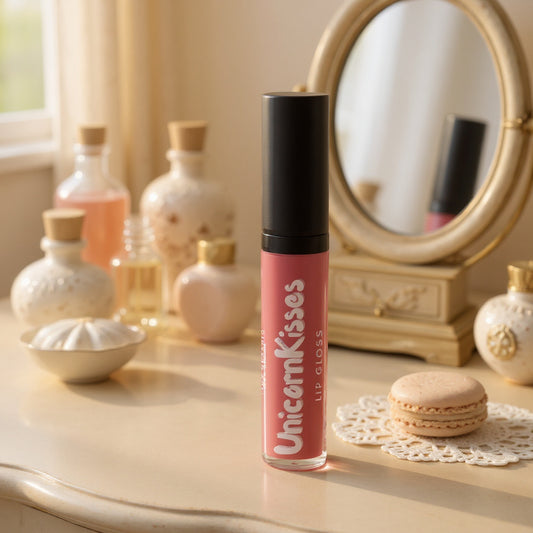 Unicorn Kisses lip gloss KTB base non-sticky shine