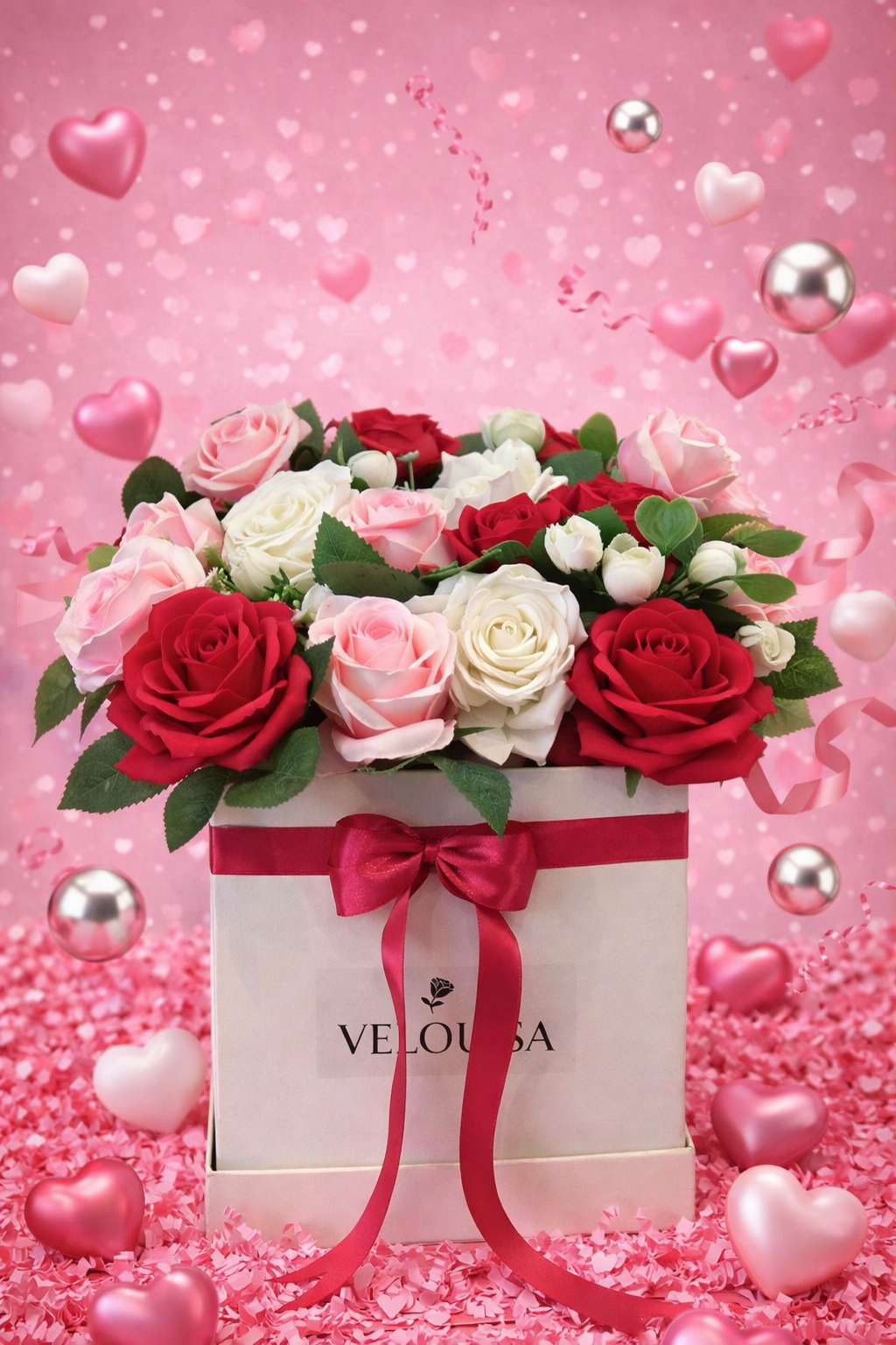 Pink Lemonade Sweet Valentine Gift + Flowers