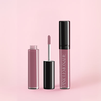 Pink Lemonade Lip Gloss 6ml by LunaAngel on soft pink background