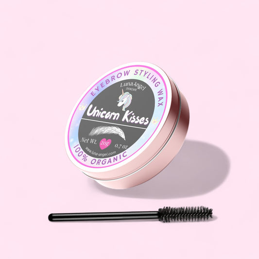Unicorn Kisses eyebrow styling wax 20g with fluffy playful brow finish
