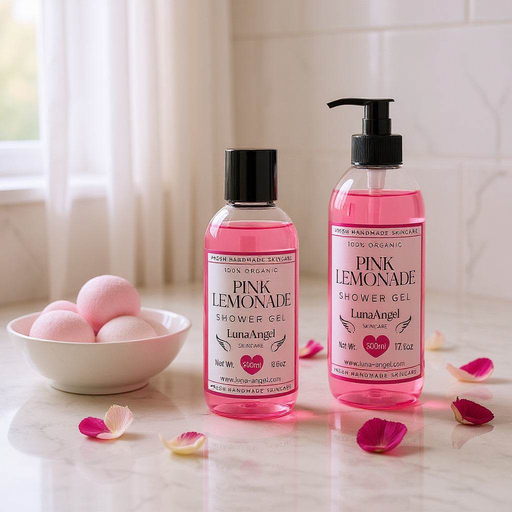 Pink Lemonade Shower Gel fresh summer shower routine – fruity feminine scent
