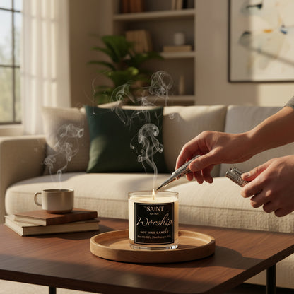 Worship – Soy Wax Candle | SAINT for Men