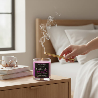 Stardust Vanilla – شمعة شمع صويا – 220 جم