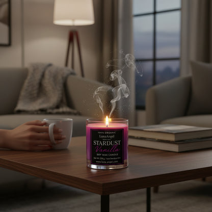 Stardust Vanilla – شمعة شمع صويا – 220 جم