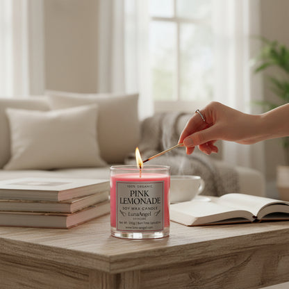 Pink Lemonade – شمعة شمع صويا – 220 جم